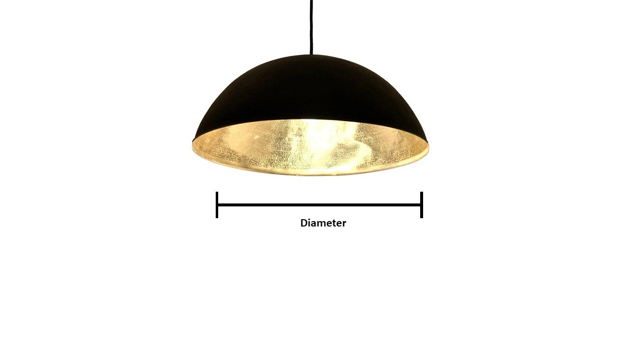 Black Dome Pendant Light Brass Lampshade Ceiling Light , Copper Handmade Lighting Kitchen Island light ,Copper Lampshade Art deco lamp