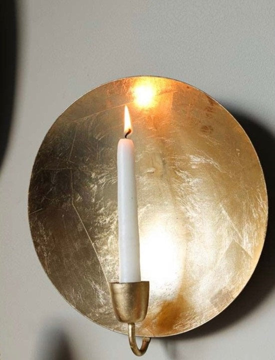 Brass Candle Candlestick Holder Wall Sconce Gift christmas  Holders Wall Votive Sconces Tea light Candle Holders for Home Light Decoration