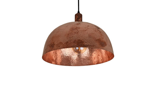 Island Oxidized copper Dome Pendant Light Brass Lampshade Ceiling Light , Copper Handmade Lighting Kitchen Island light ,Copper Lampshade Art deco lamp