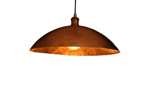 Oxidized copper Dome Pendant Light Brass Lampshade Ceiling Light , Copper Handmade Lighting Kitchen Island light ,Copper Lampshade Art deco lamp