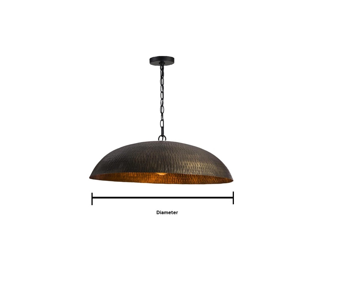 Hammered Black Dome Brass Pendant Light Lampshade Ceiling Light Kitchen Island light Lampshade Art decor