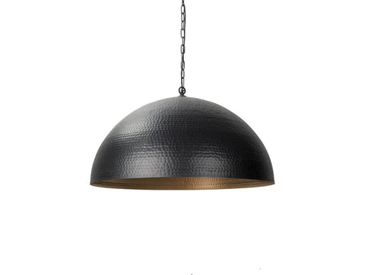 Hammered Black Dome Pendant Light, Quality Handmade Gold Dome Light, Modern Dome Pendant Light, Hanging Lamp shade