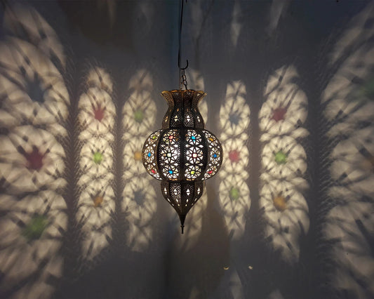 Unique Ceiling Lampshade Lamp, Handmade Pendant Brass Light shade, Moroccan Lampshades, New Home Decor Lighting